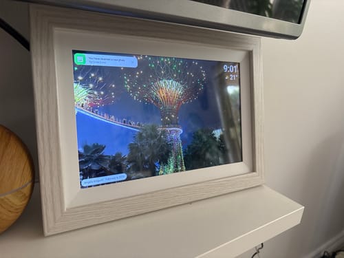 Customer photo review of Digital Photo Frame