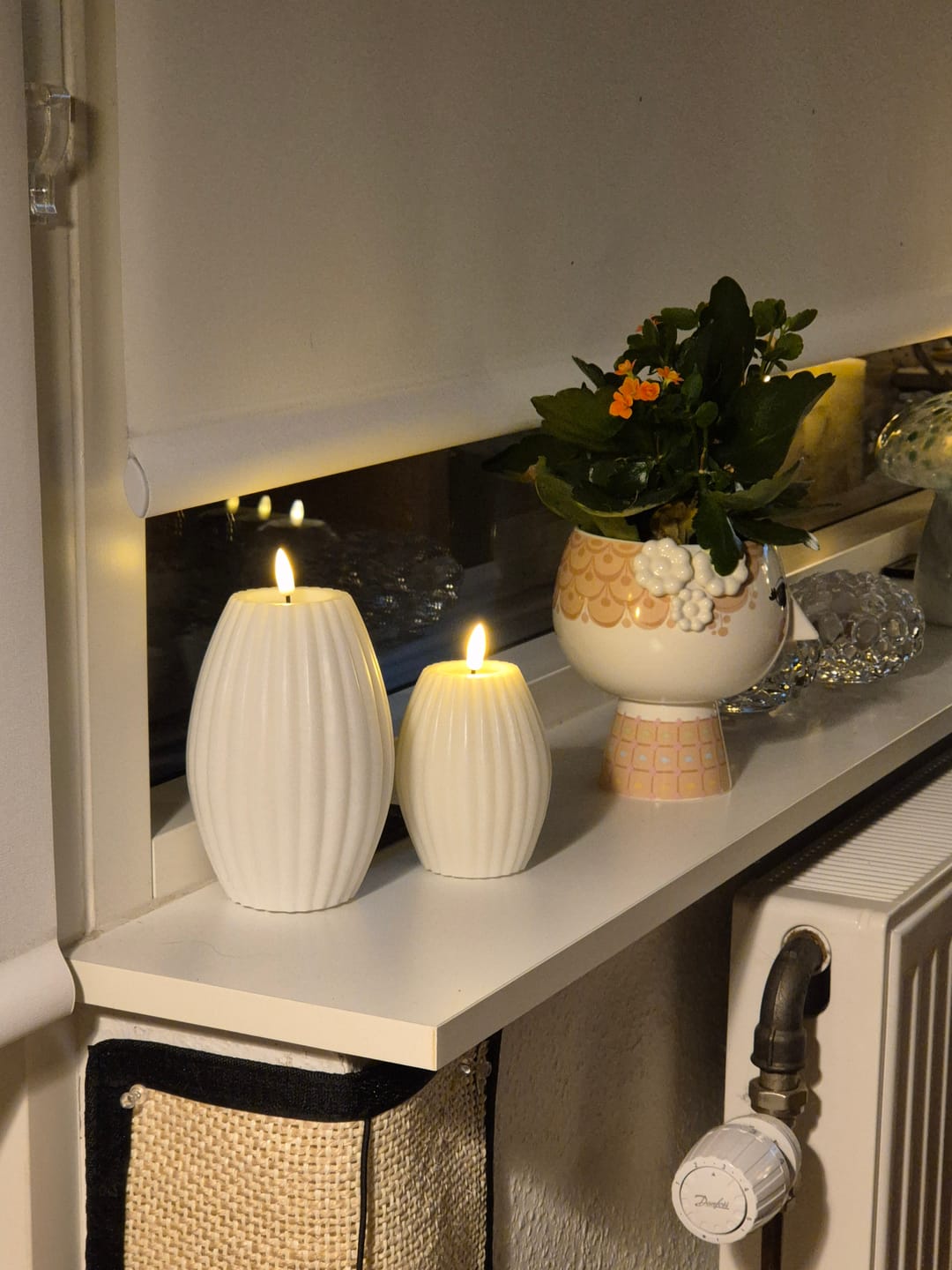 Customer photo review of LED Rillelys D 10 x H 15 cm Hvid