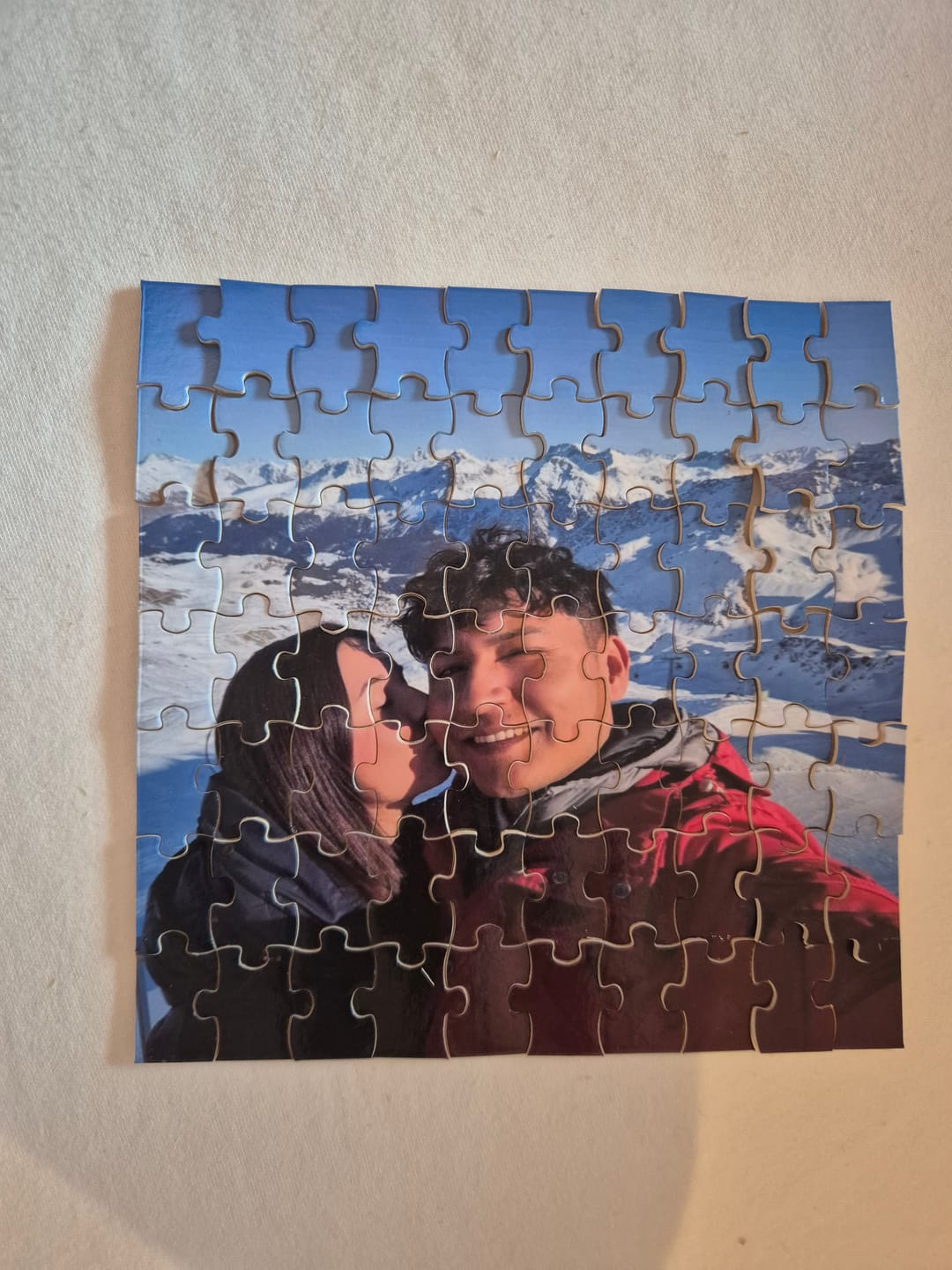 Recensione fotografica del cliente di Puzzle fotografico personalizzato dei ricordi