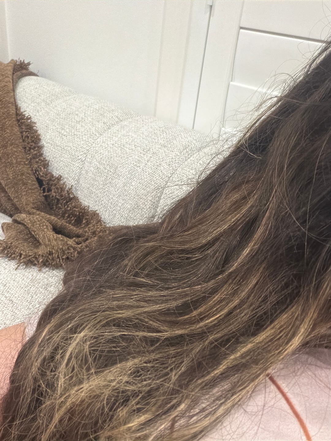 Customer photo review of Collagen Hair Mask