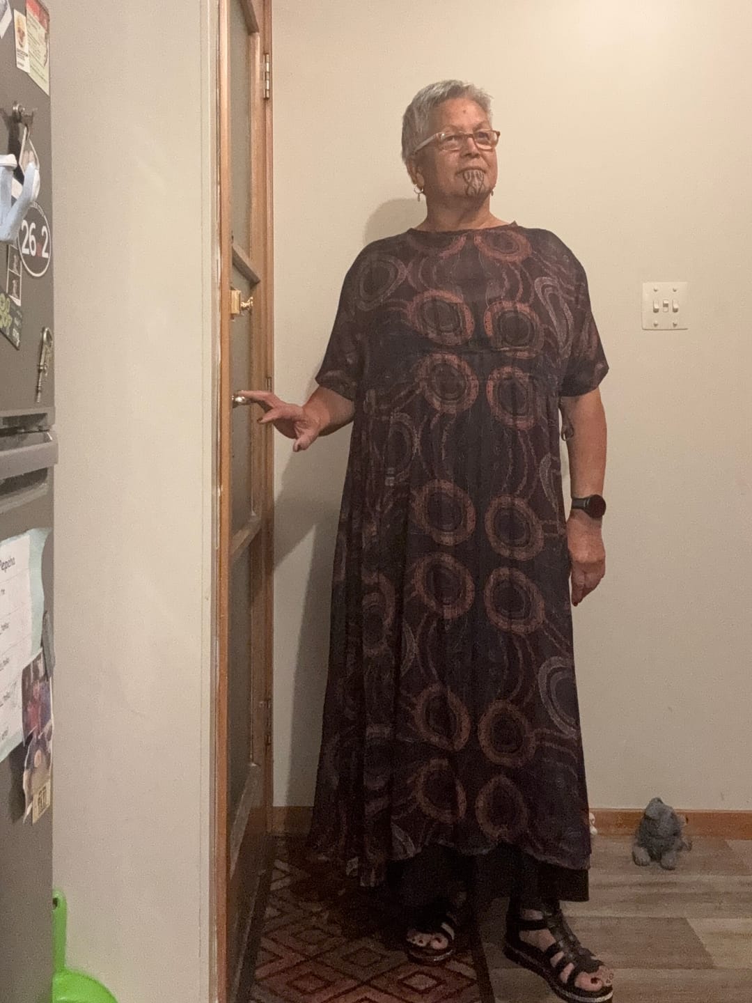 Customer photo review of Rauwhero Drawstring Dress