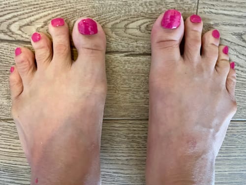 Customer photo review of (Pedi/Toes) Mary Semi Cured Gel Nail Wraps
