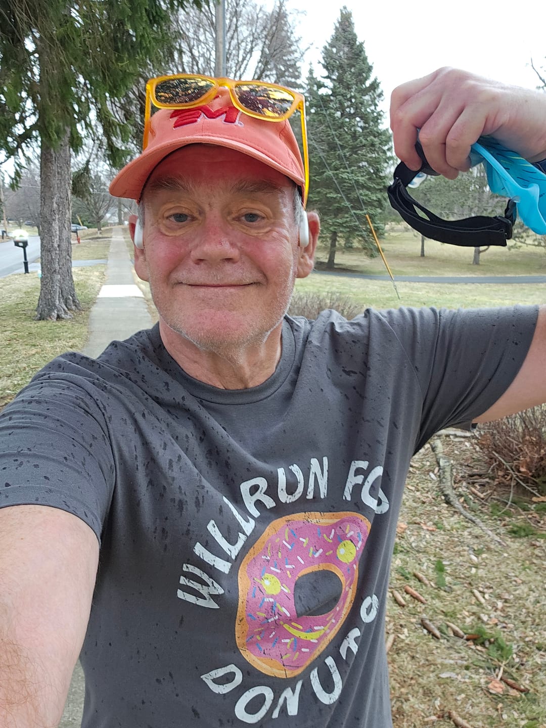 Customer photo review of Will Run for Donuts