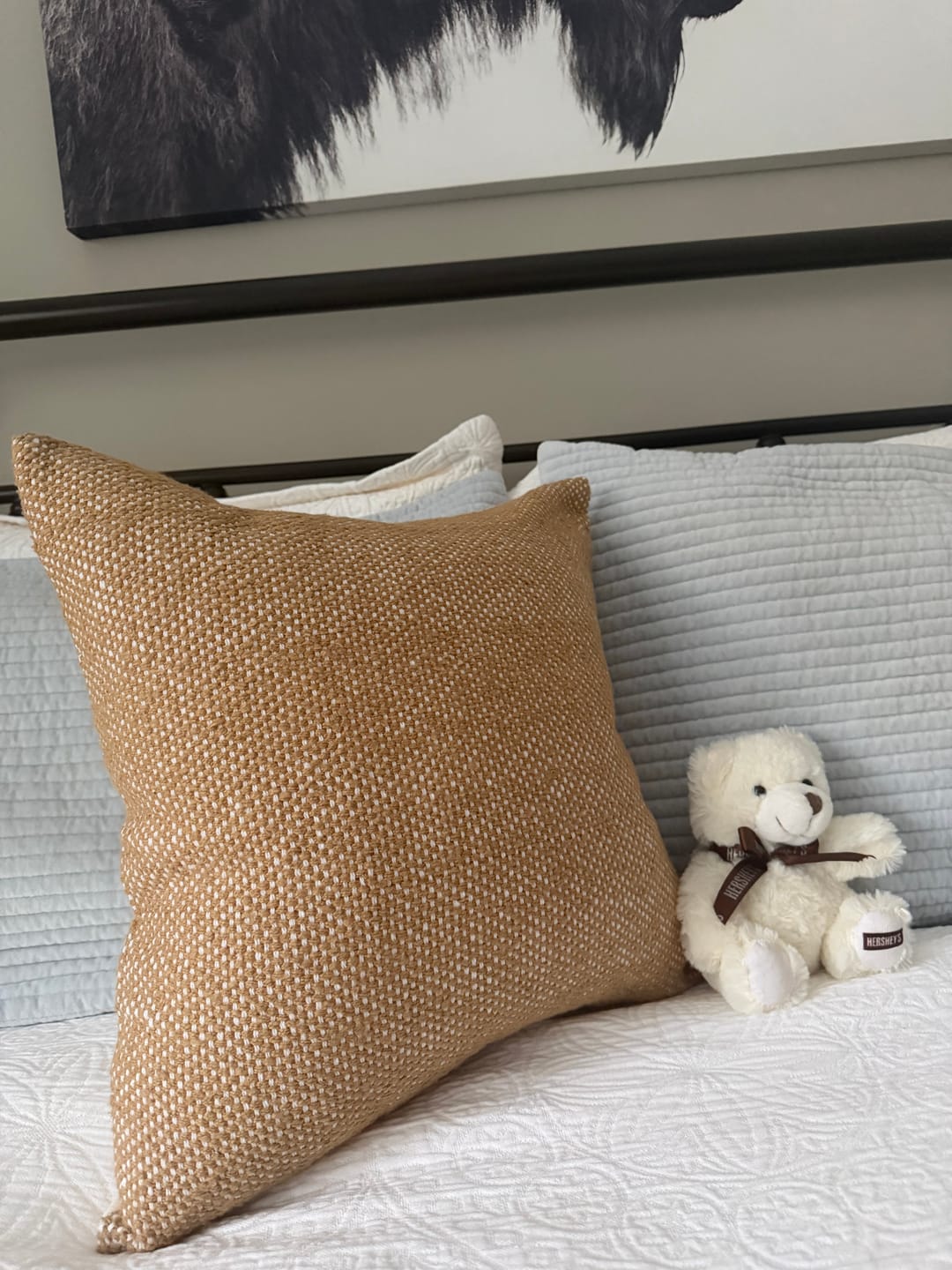Customer photo review of Wool Pillow Cover