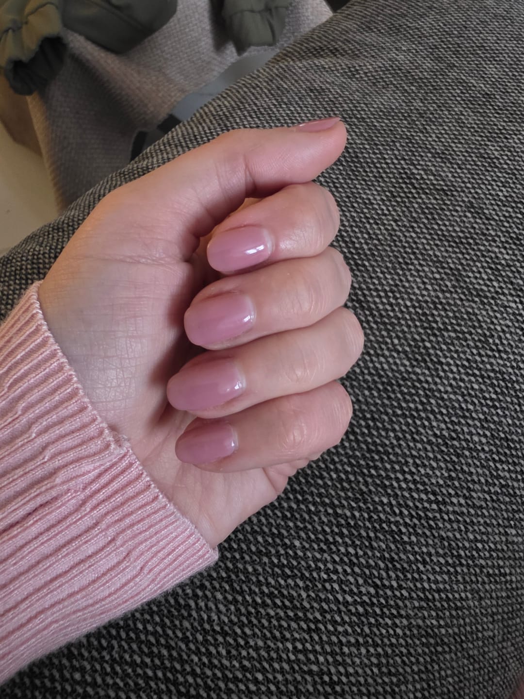 Customer photo review of Semilac Extend 5in1 802 Dirty Nude Rose 11ml