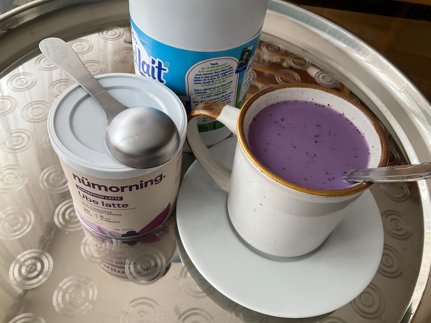 Customer photo review of Ube Latte