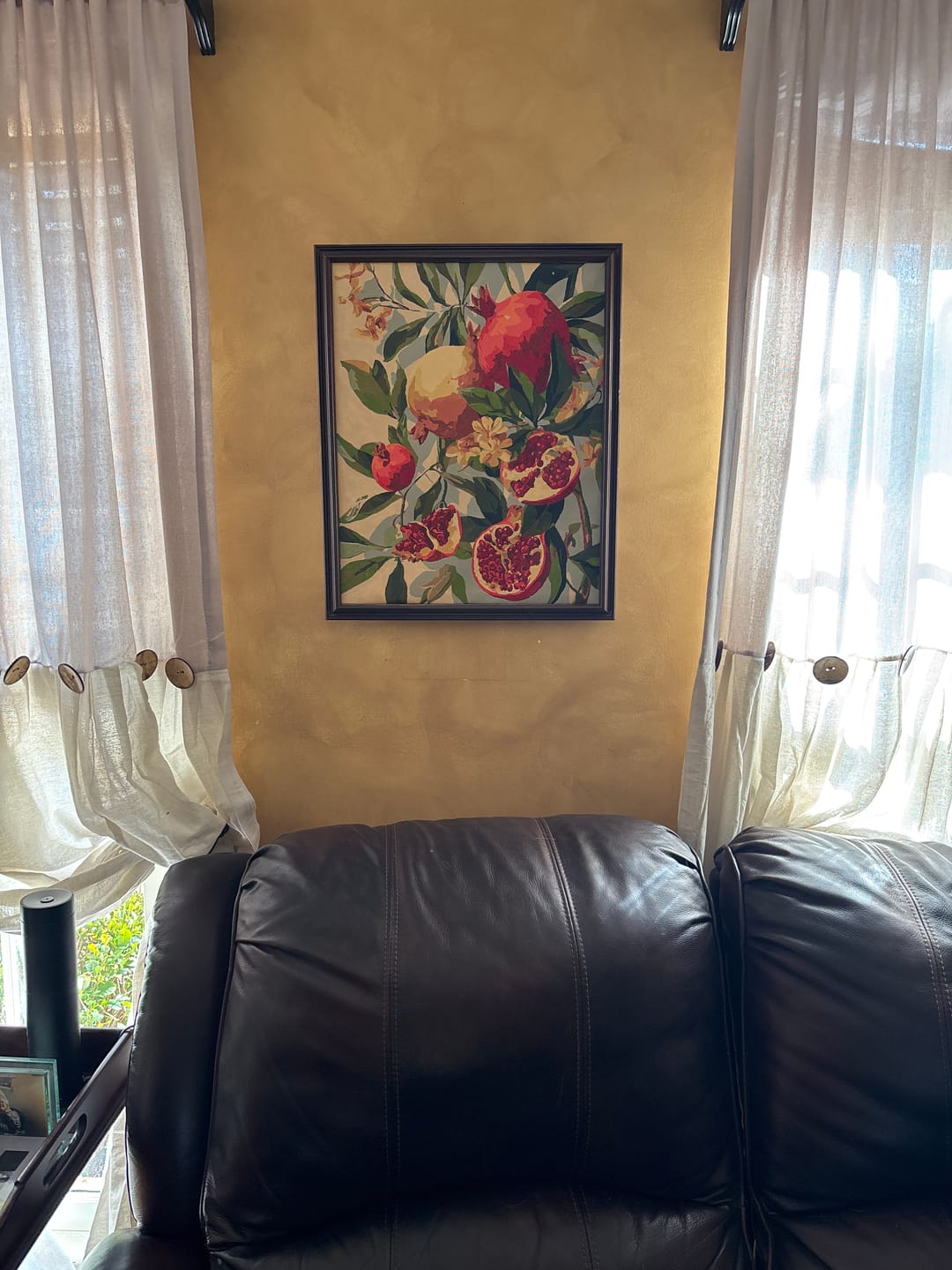 Customer photo review of Blooming pomegranates | Paint by Number