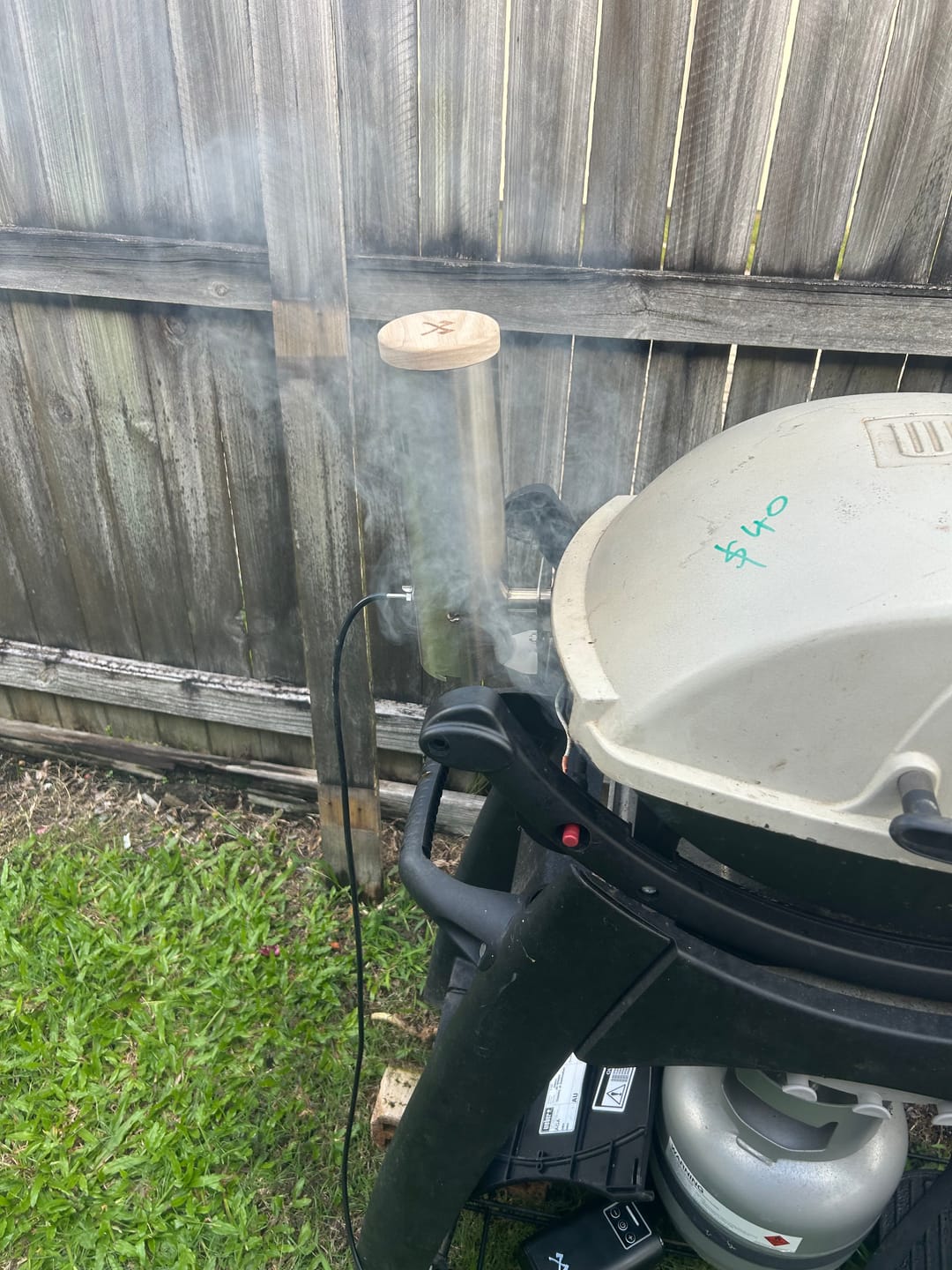 Customer photo review of Smokai Starter Kit for Weber® Q™