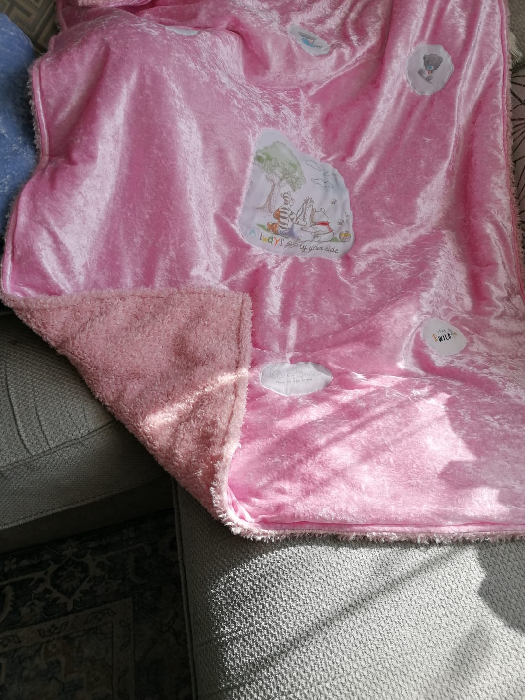 Customer photo review of Crushed Velvet Fabric