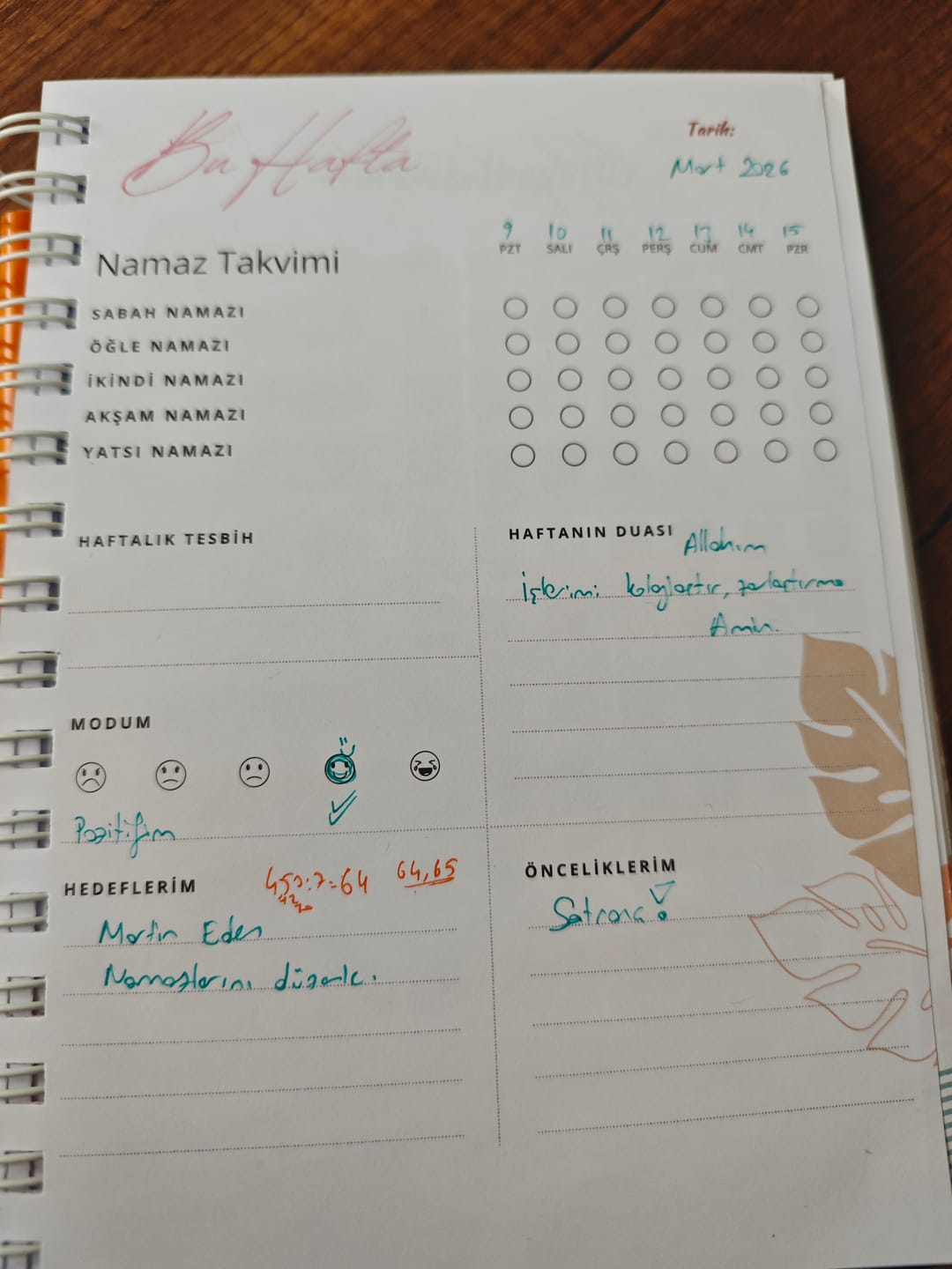 Customer photo review of İbadet Rehberi İslami Planlayıcı