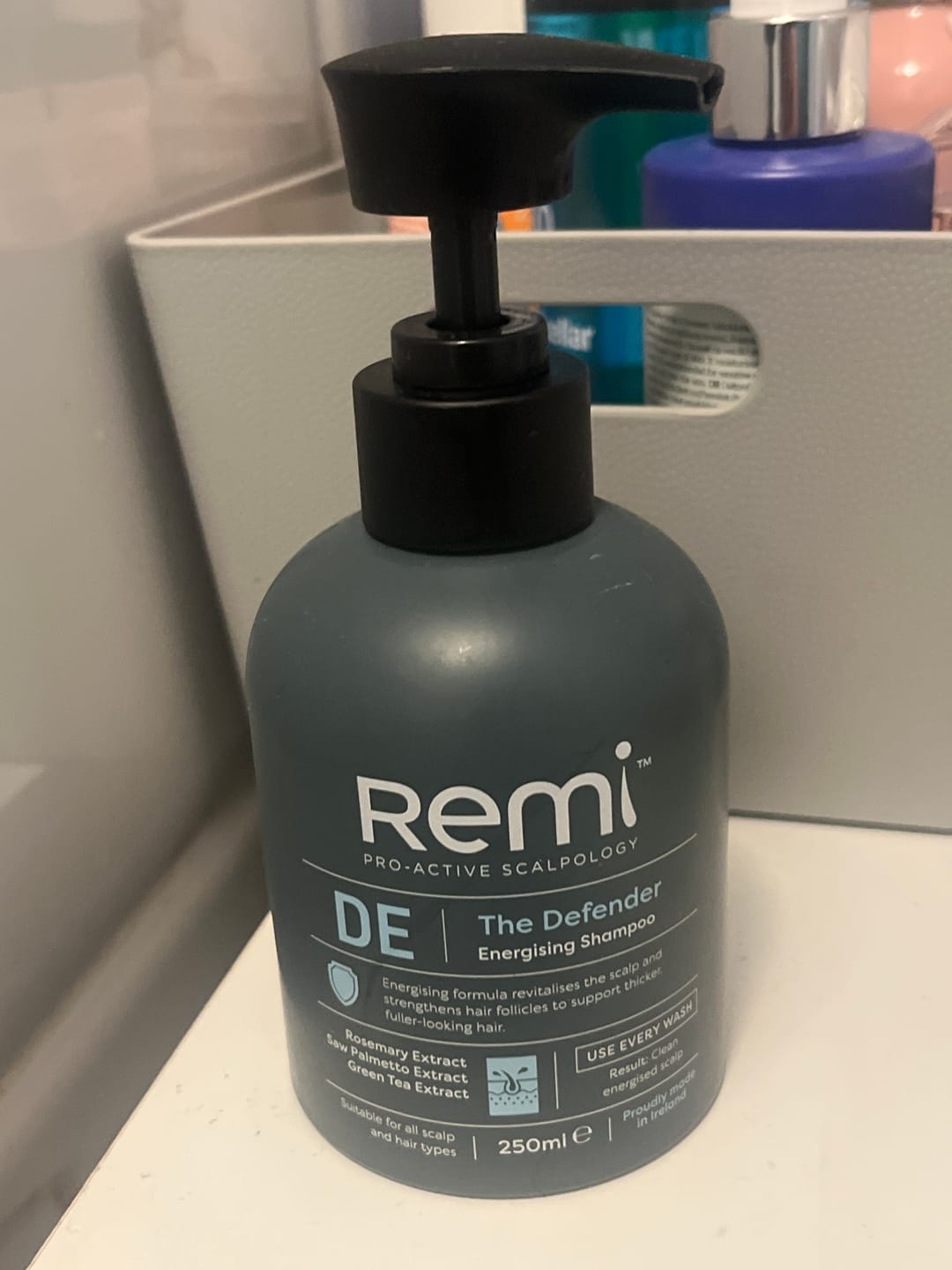 Customer photo review of The Defender - Energising Shampoo