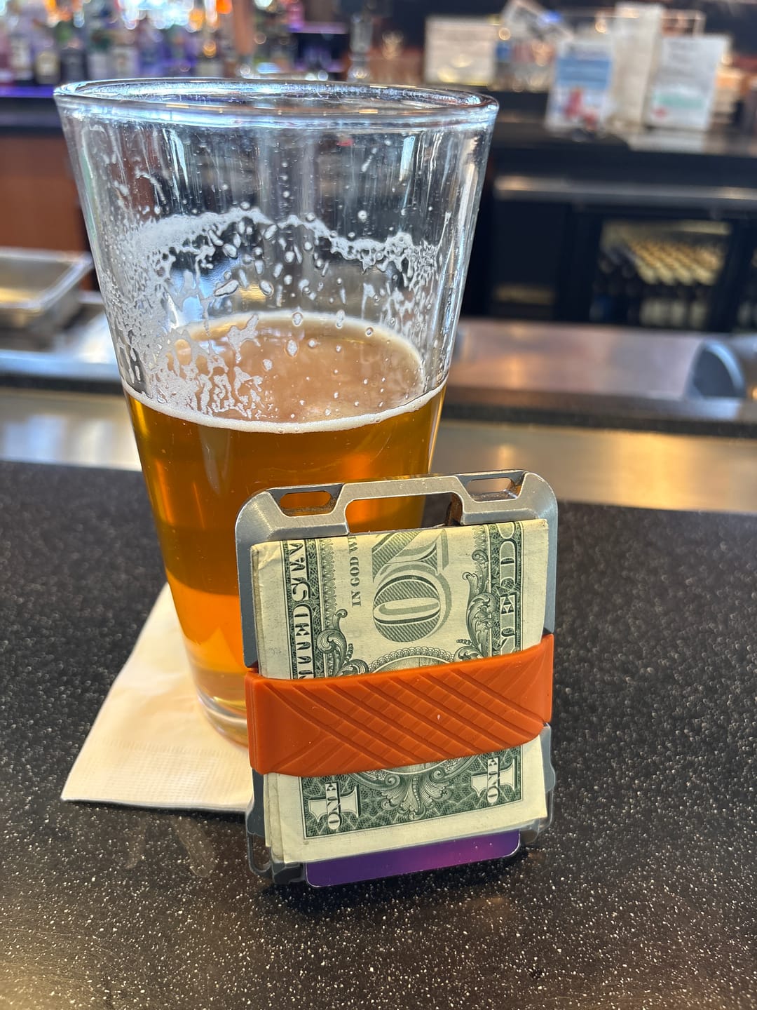 Customer photo review of VERTICAL WALLET BANDS (M-Series, S1 Stealth Wallet and MC01 Money Clip)
