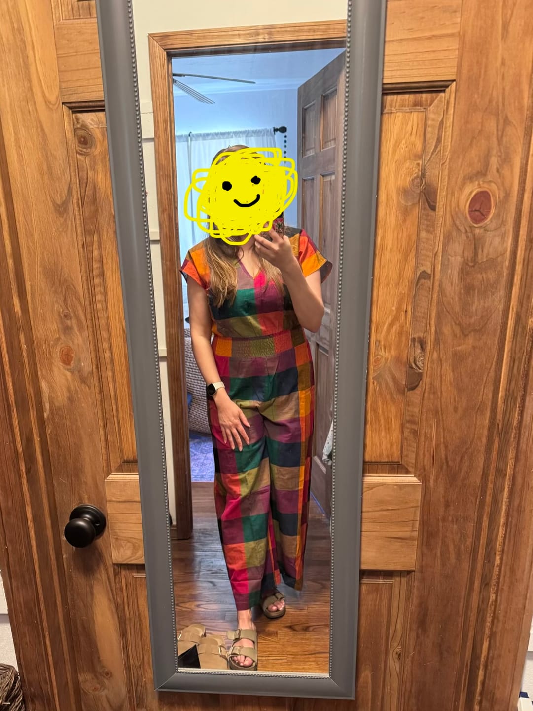 Customer photo review of MARIE CINCH JUMPER | MULTI CHEX