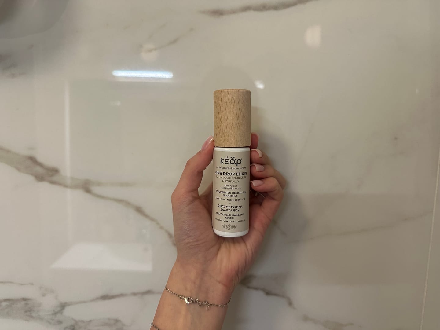 Customer photo review of One Drop Elixir Serum