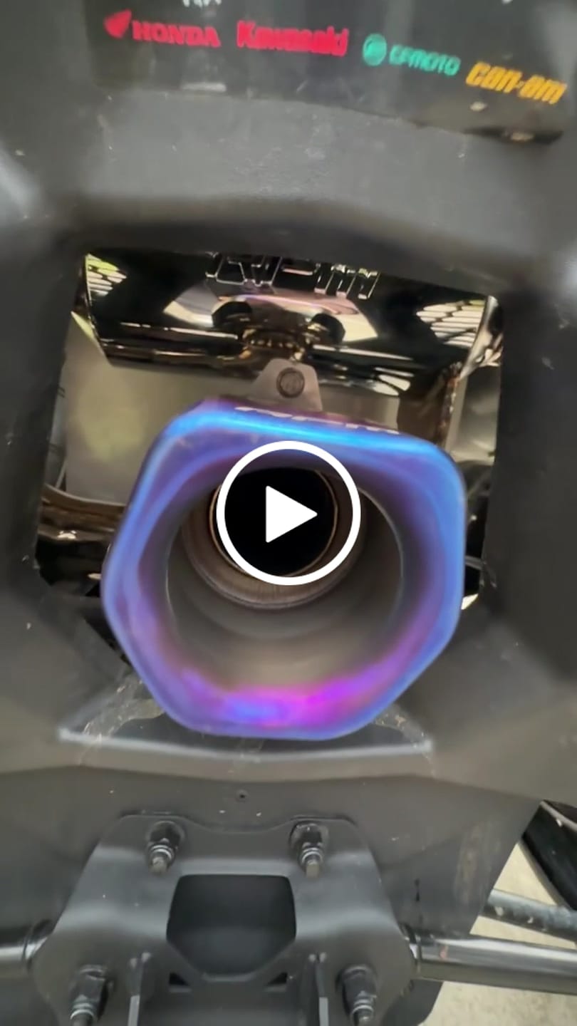 Customer video review of RPM Can-Am X3 Stainless Replacement Colored Tip