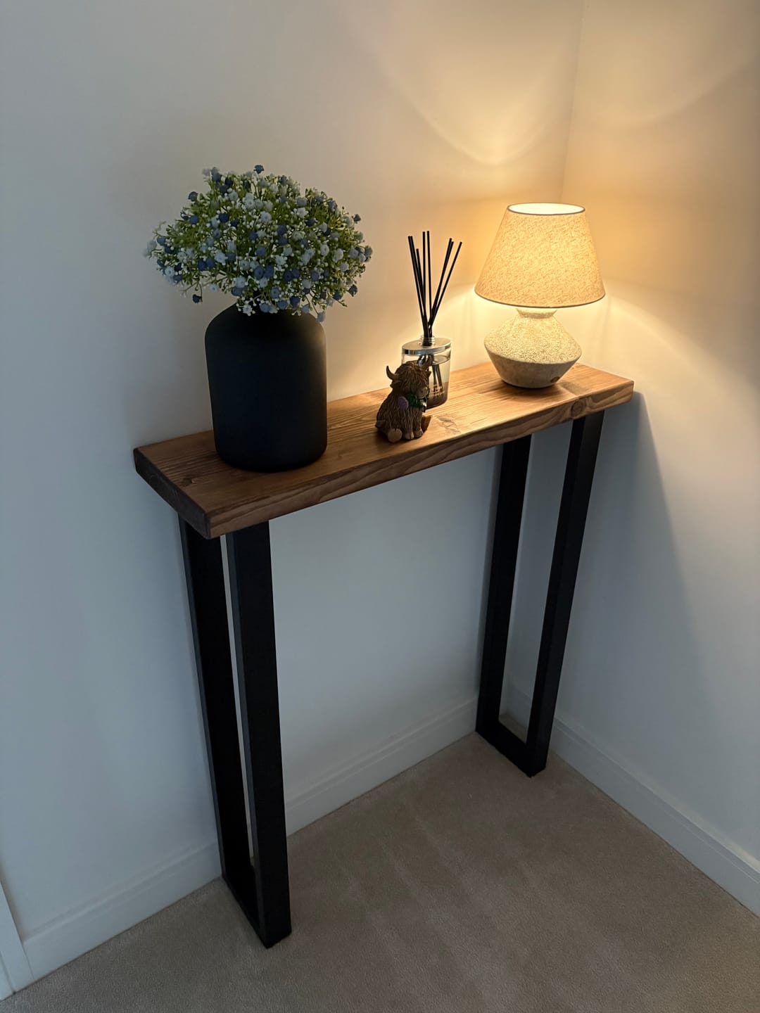 Customer photo review of Rustic Console Table | 22.5cm Depth