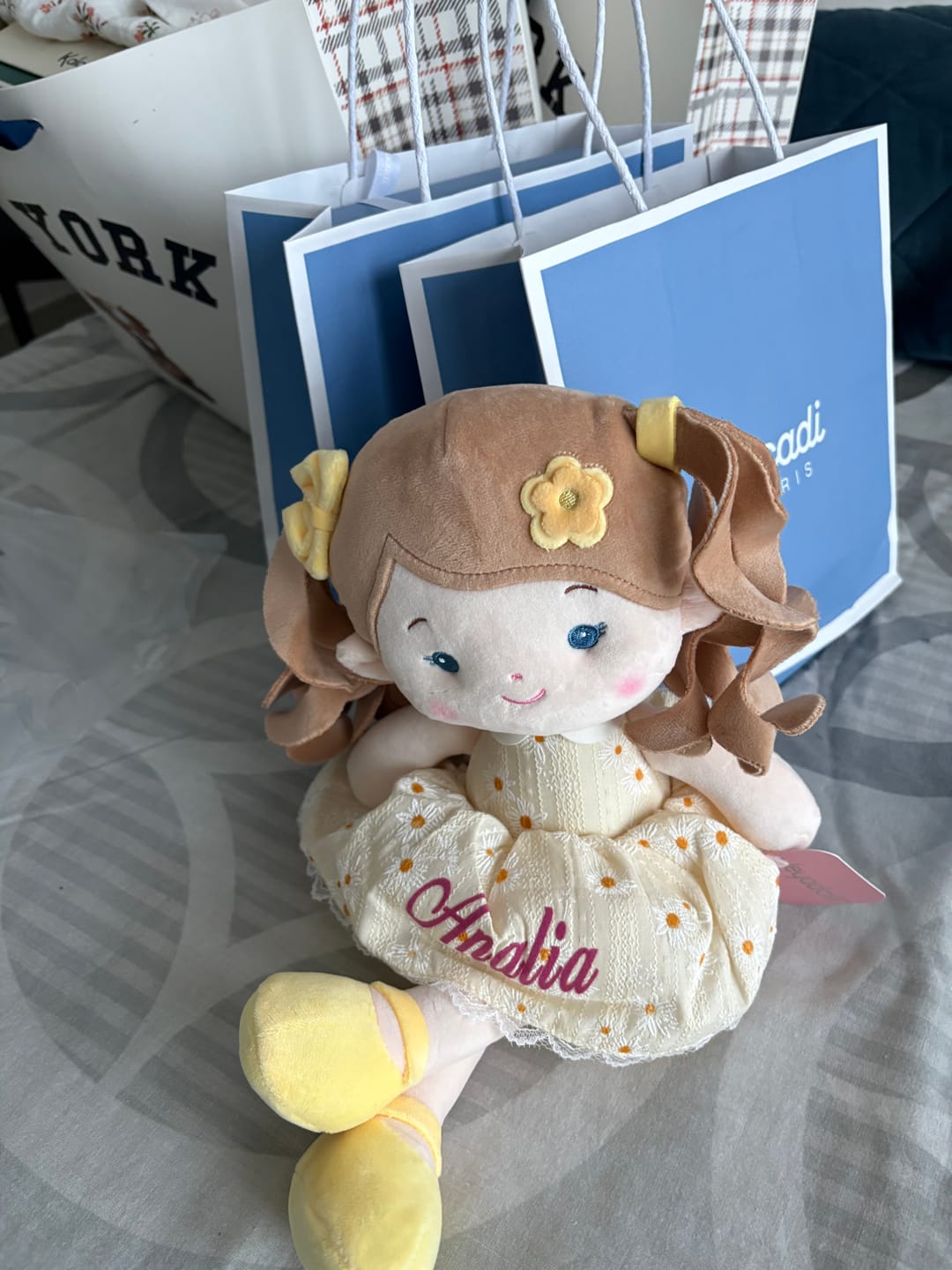 Customer photo review of Leyadoll Soft Plush Personalized Leya Doll, My First Baby Doll