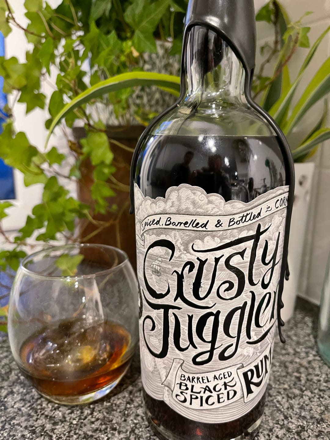 Customer photo review of Crusty Juggler Barrel Aged Black Spiced Rum