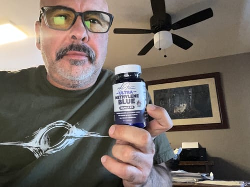 Customer photo review of Ultra Methylene Blue Capsules (60 Capsules) (30 Servings)