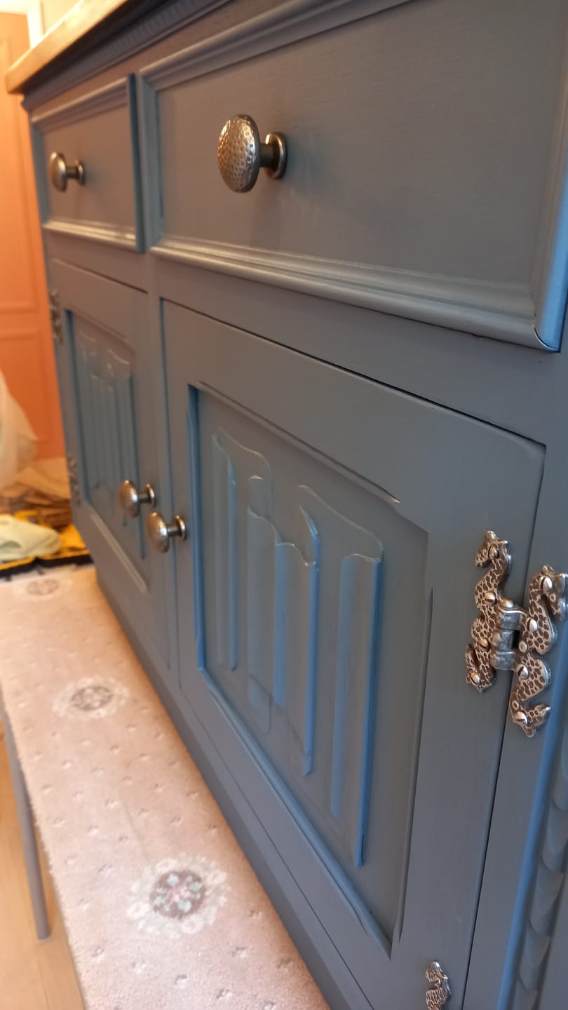 Customer photo review of Warwick Mottled Cast Iron Cupboard Knob