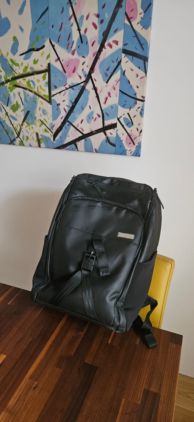 Customer photo review of Backpack – optional with laptop compartment (Tech-Sleeve)