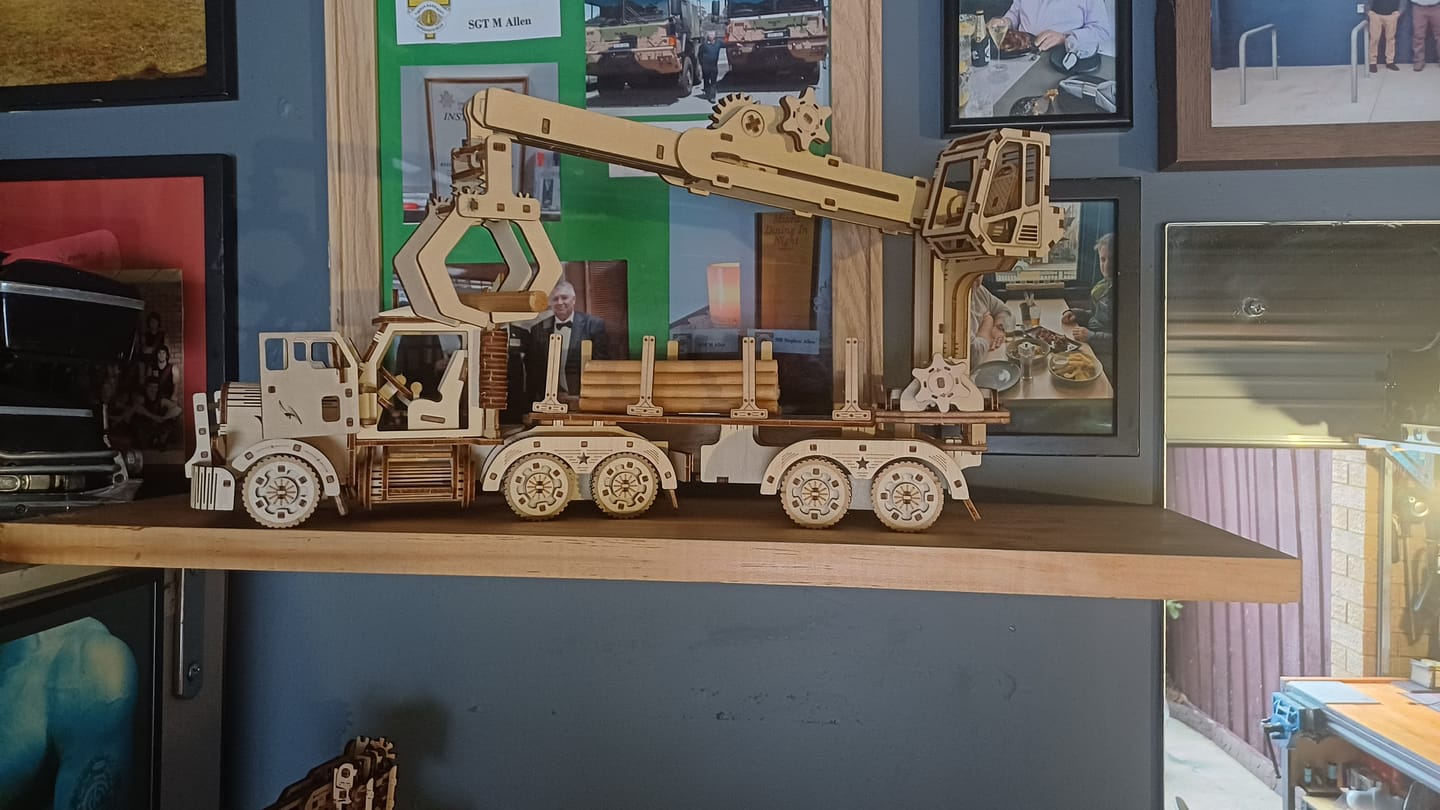 Customer photo review of Mobile Crane 3D Wooden Puzzle