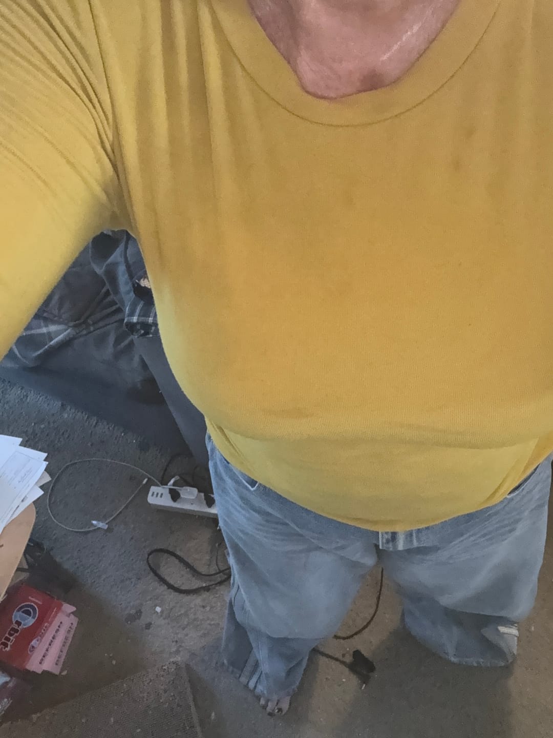 Customer photo review of Aelfric Eden Seam Panel Baggy Barrel Jeans