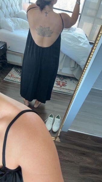 Customer photo review of softari™ Driftline Dress