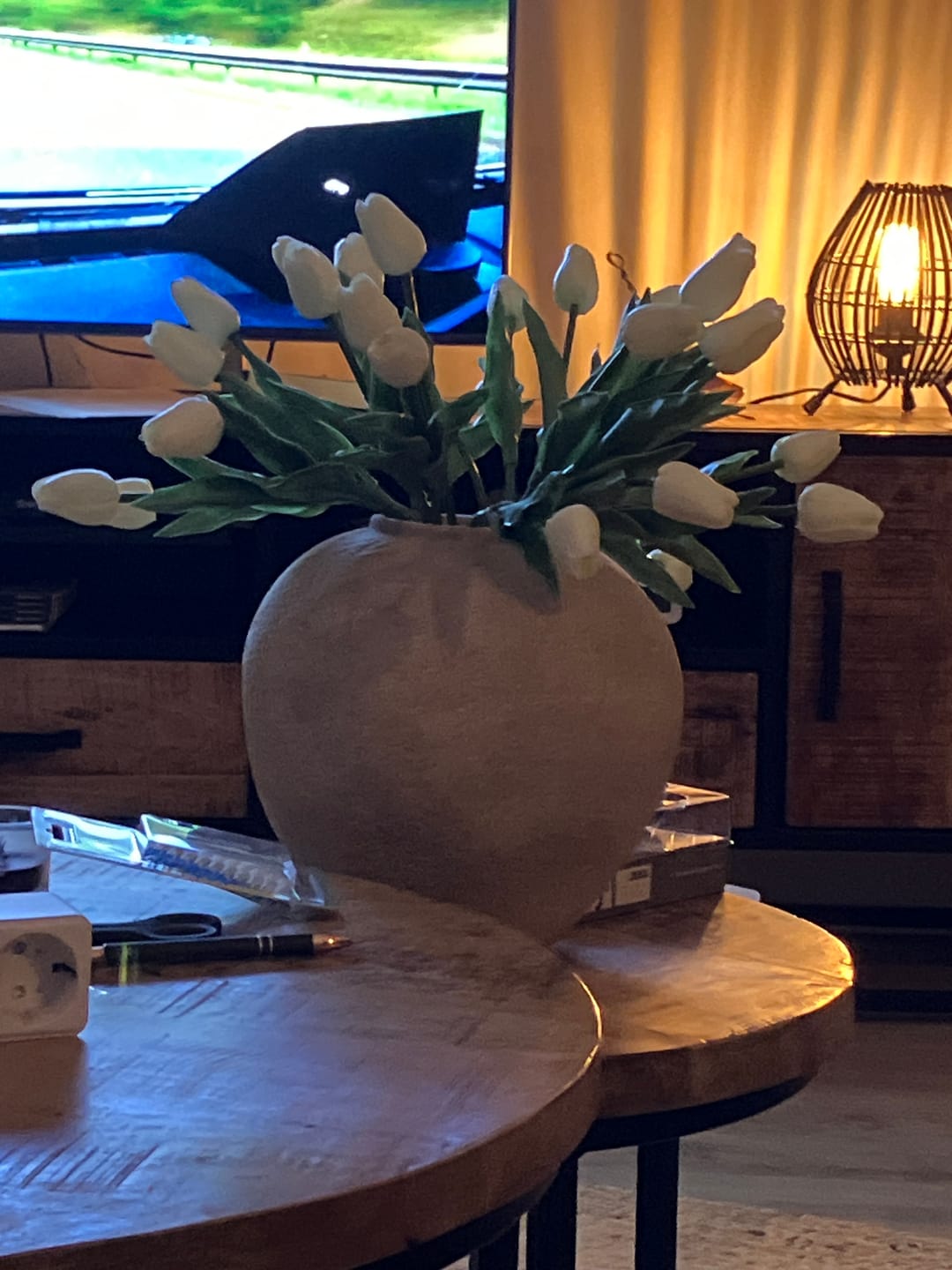 Customer photo review of Tulpen Boeket - Wit (25 stengels)