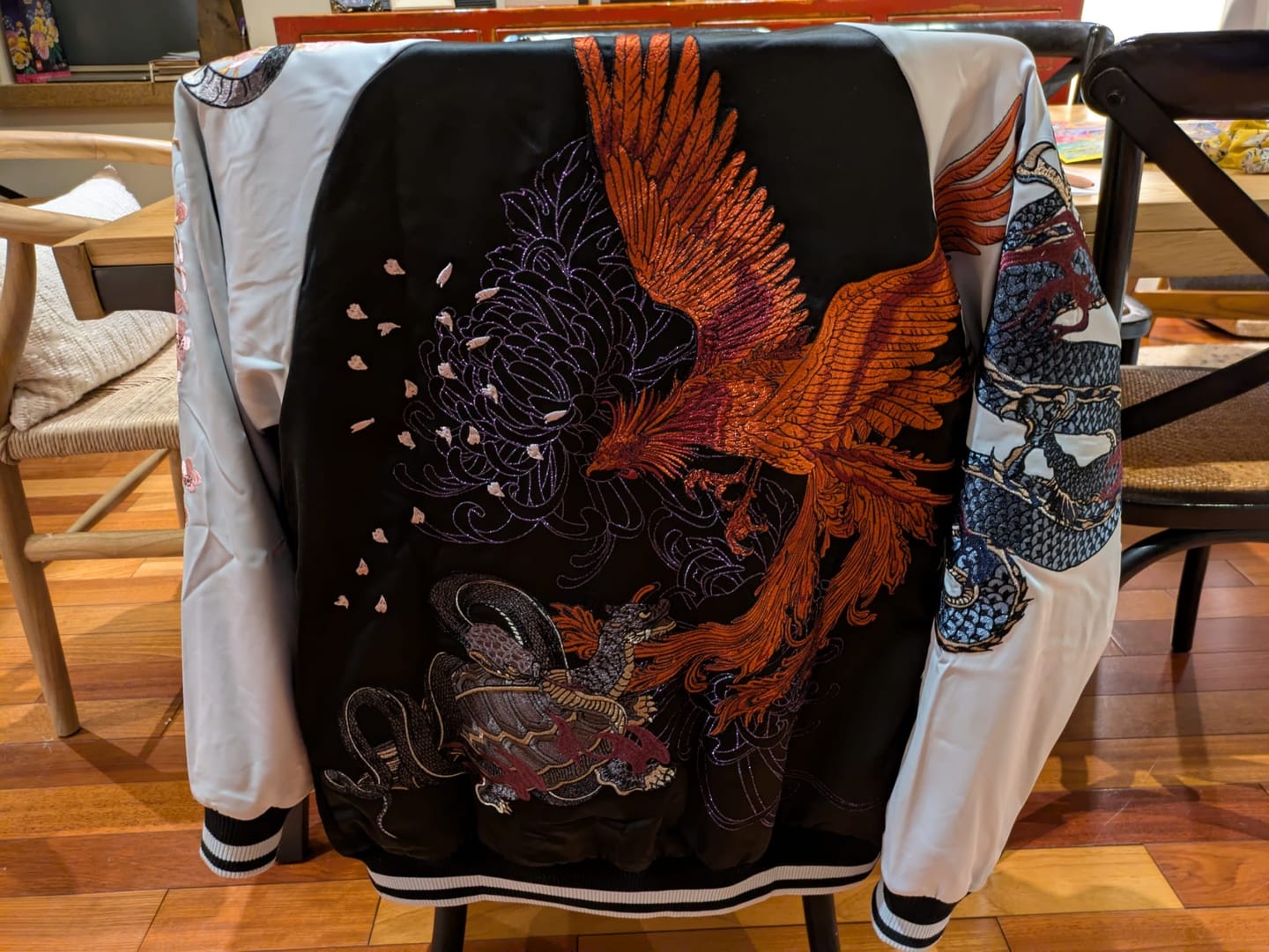 Customer photo review of Four Legendary Creatures Sukajan Souvenir Jacket