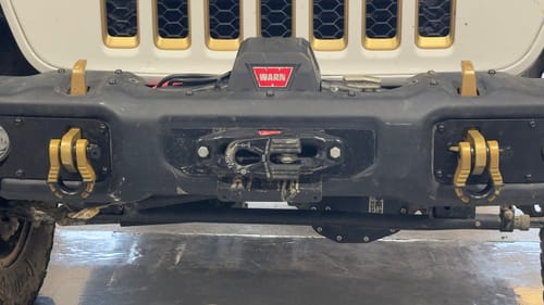 Customer photo review of Jeep Wrangler JK/JL/JT Front Shackle Tab Kit (Rated 10,000-lbs Tensial Strength Tow Point)