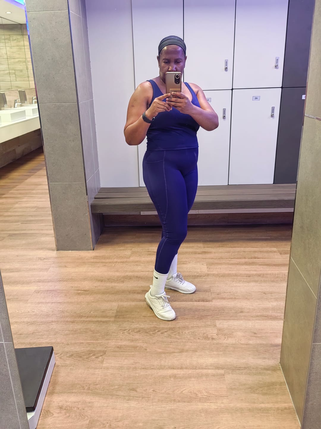 Customer photo review of U-shaped Cut Energy Longline Sports Bra