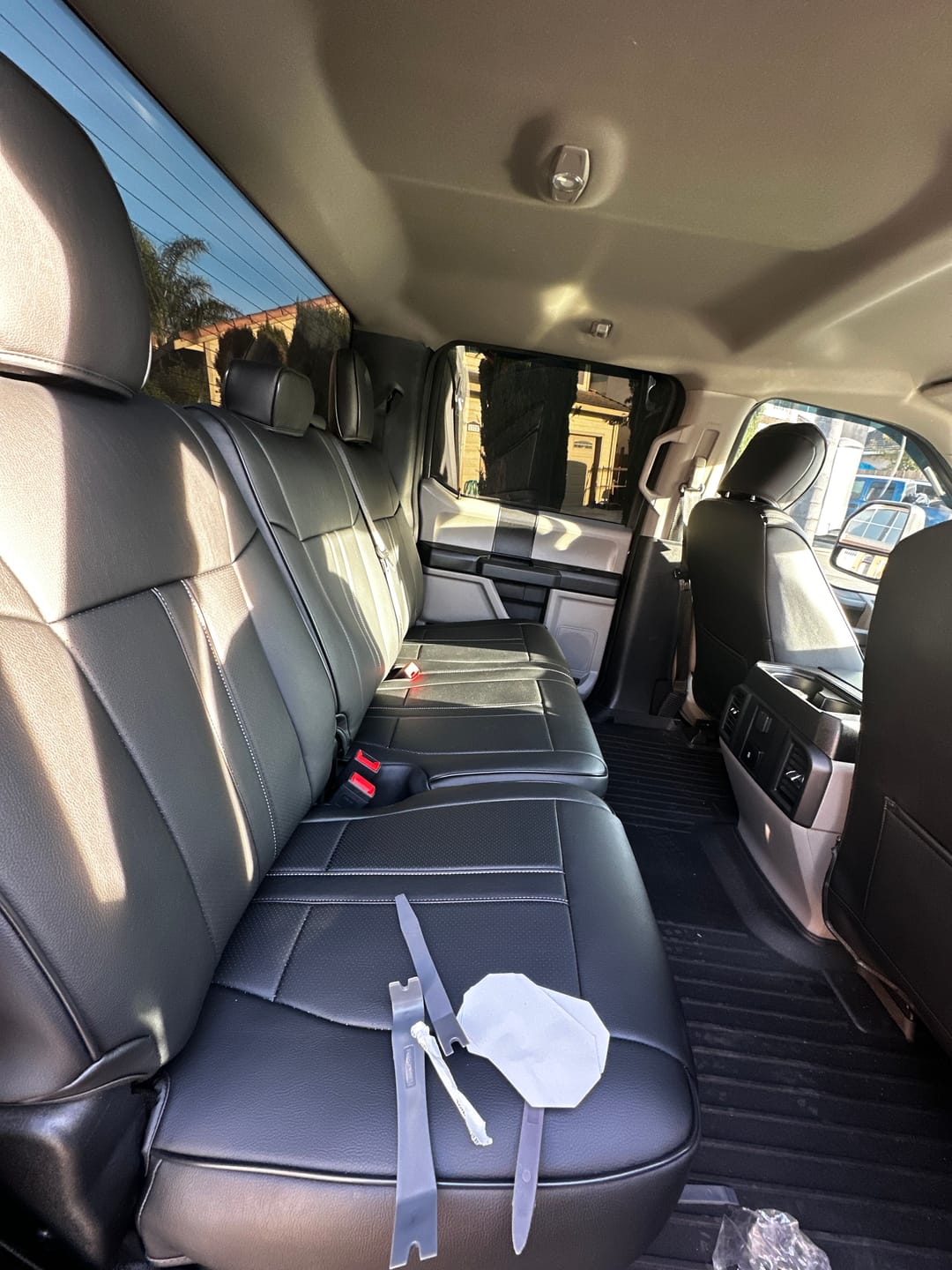 Customer photo review of 2015-20 Ford F150 | 16-22 F-250 F-350 Custom Seat Covers