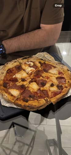Customer photo review of Sourdough Pizza Bases