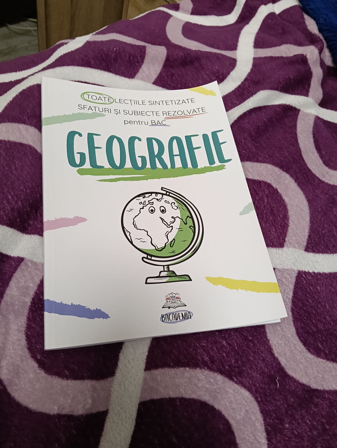 Customer photo review of Carte Geografie Bacalaureat Bacademia