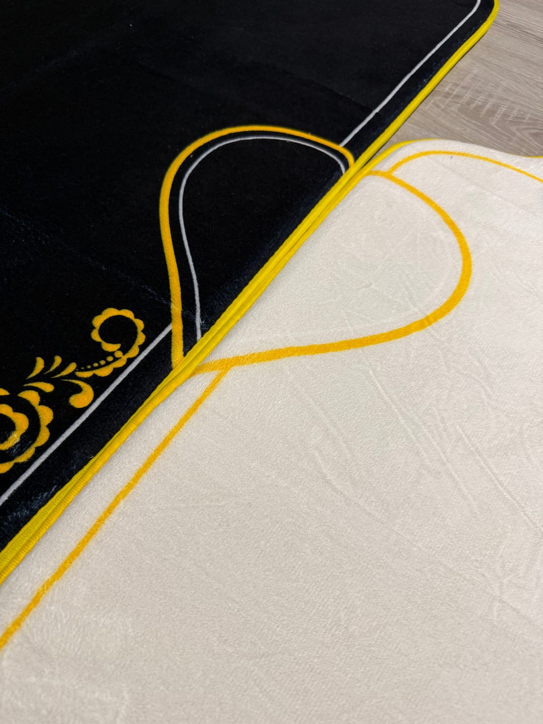 Customer photo review of Couple's Padded Prayer Mat (Set of 2)