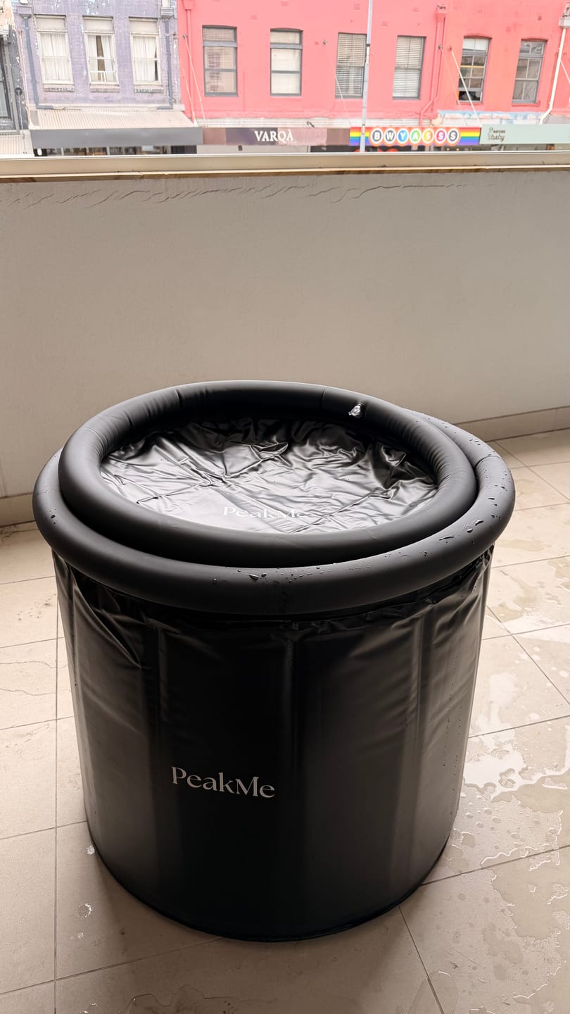 Customer photo review of Core Ice Bath - Noir