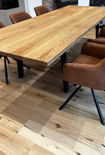 Customer photo review of N-Tischbeine 80x40mm - Modernes Design | Tischgestell aus Stahl