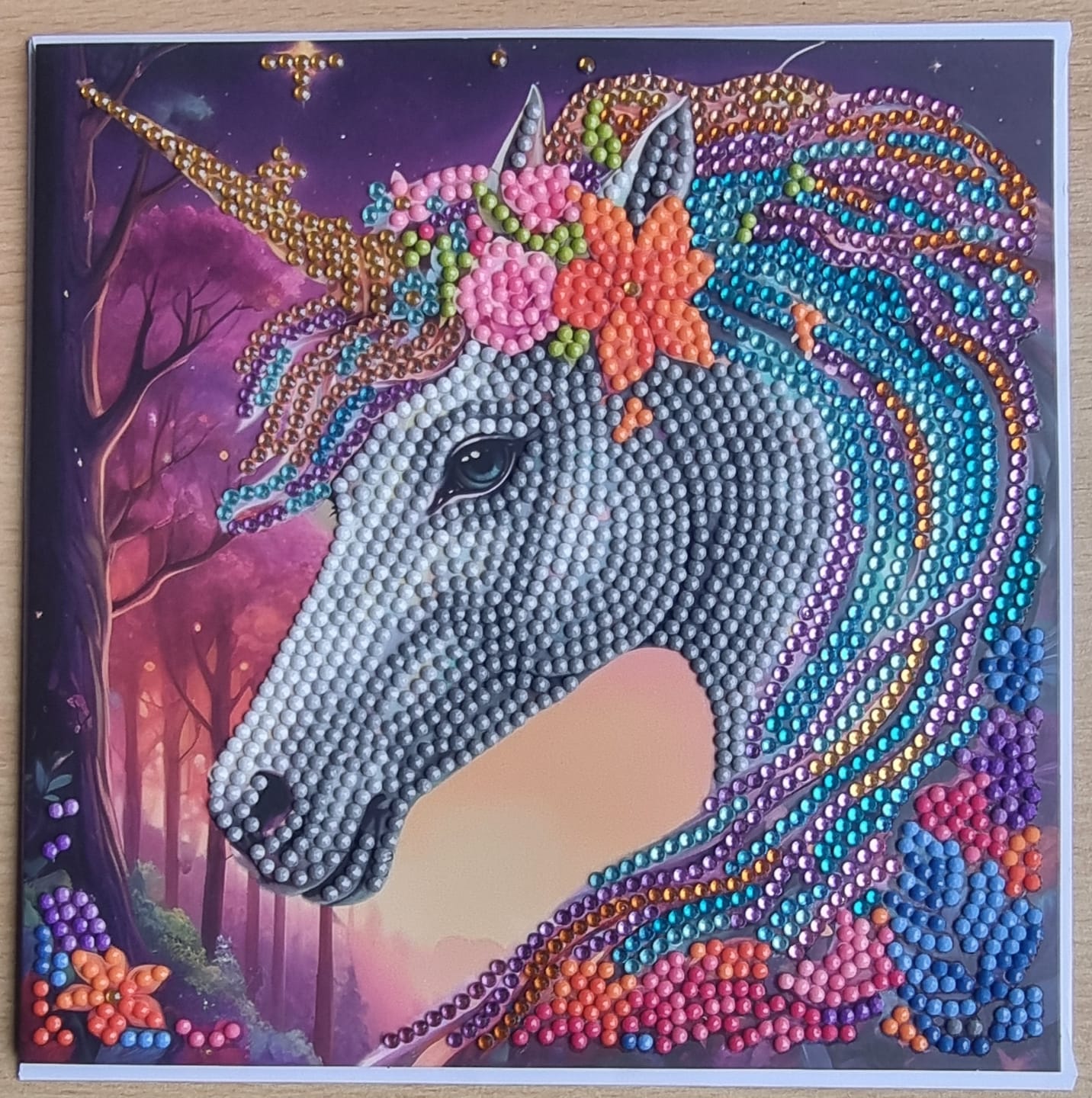 Customer photo review of The 'Enchanted Collection' Set of 6 Crystal Art Cards