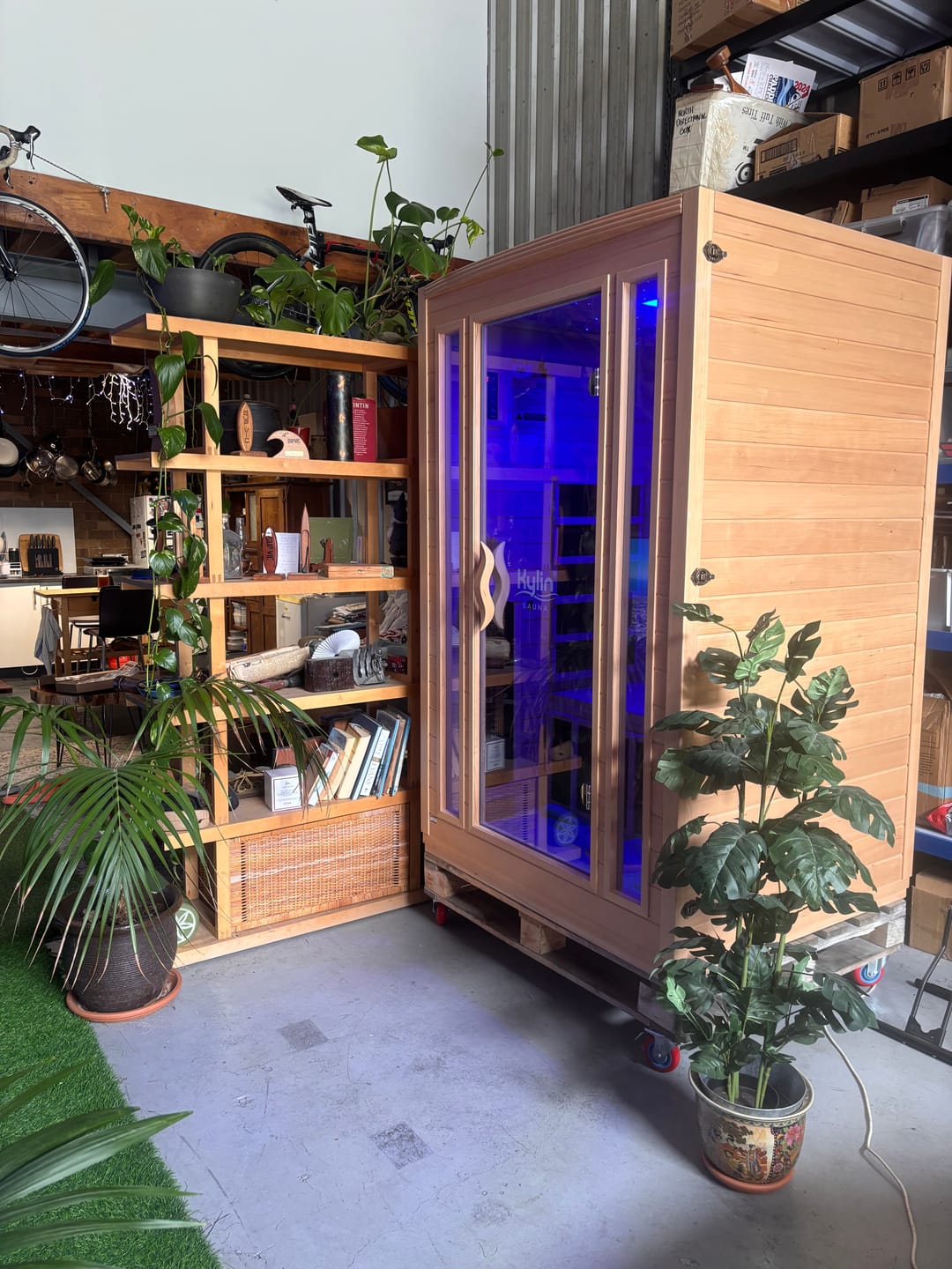 Customer photo review of Kylin Full Spectrum Low EMF Carbon Far Infrared Sauna 2 people - K8200 FS