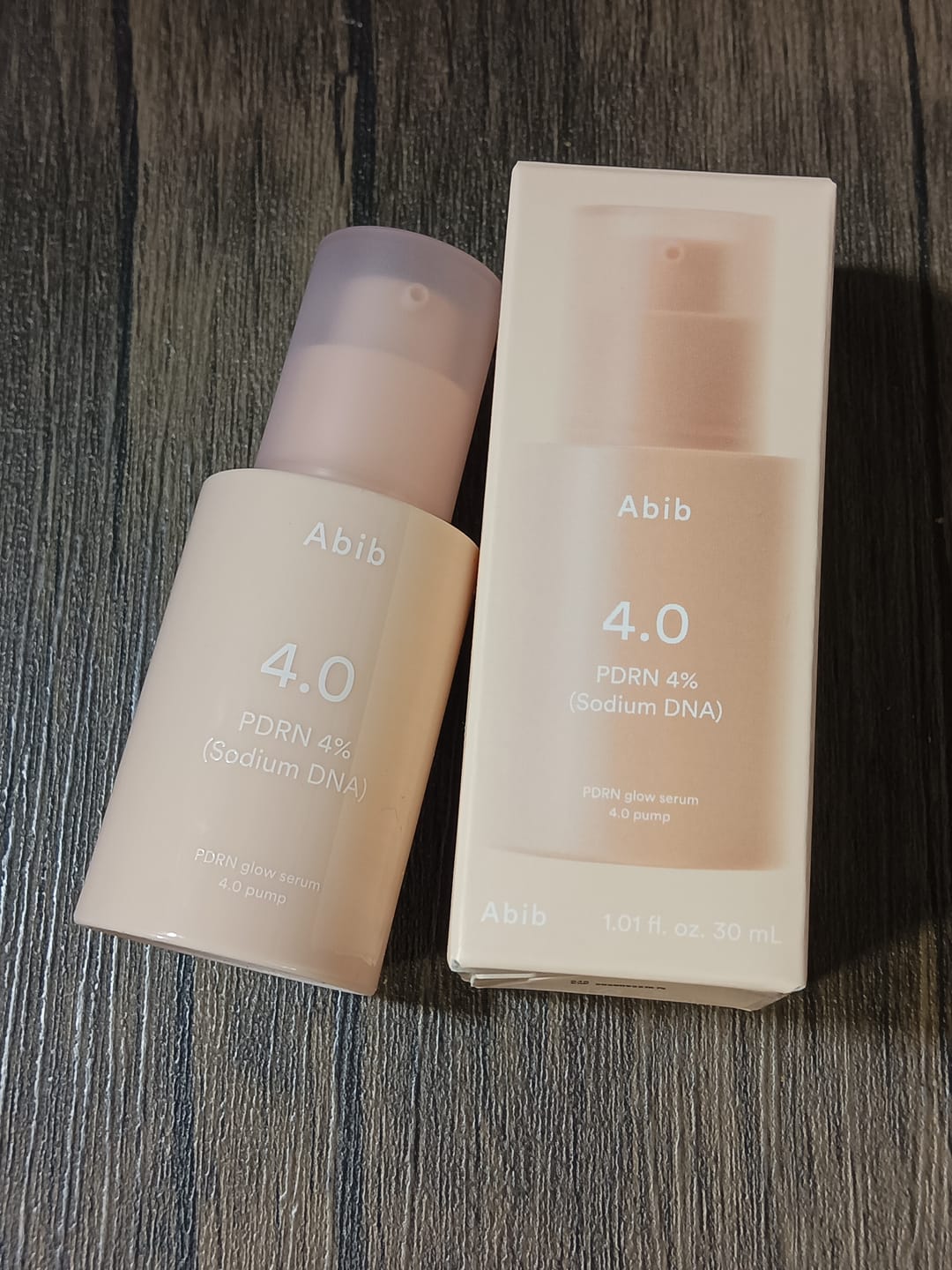 Customer photo review of PDRN glow serum 4.0 pump