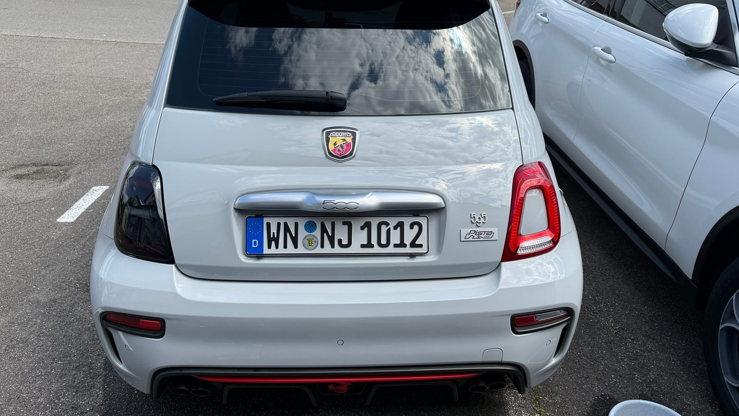 Customer photo review of Fari LED Posteriori Abarth & Fiat 500 (2008-2024)