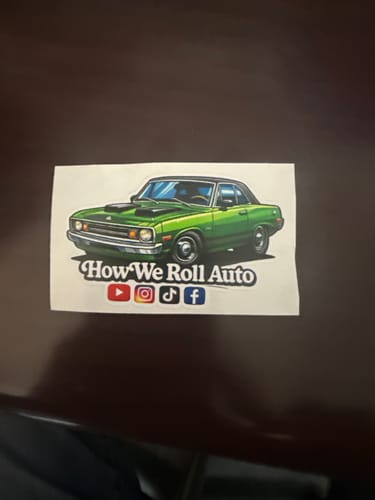 Customer photo review of 1000 3.0" Custom Vinyl Labels