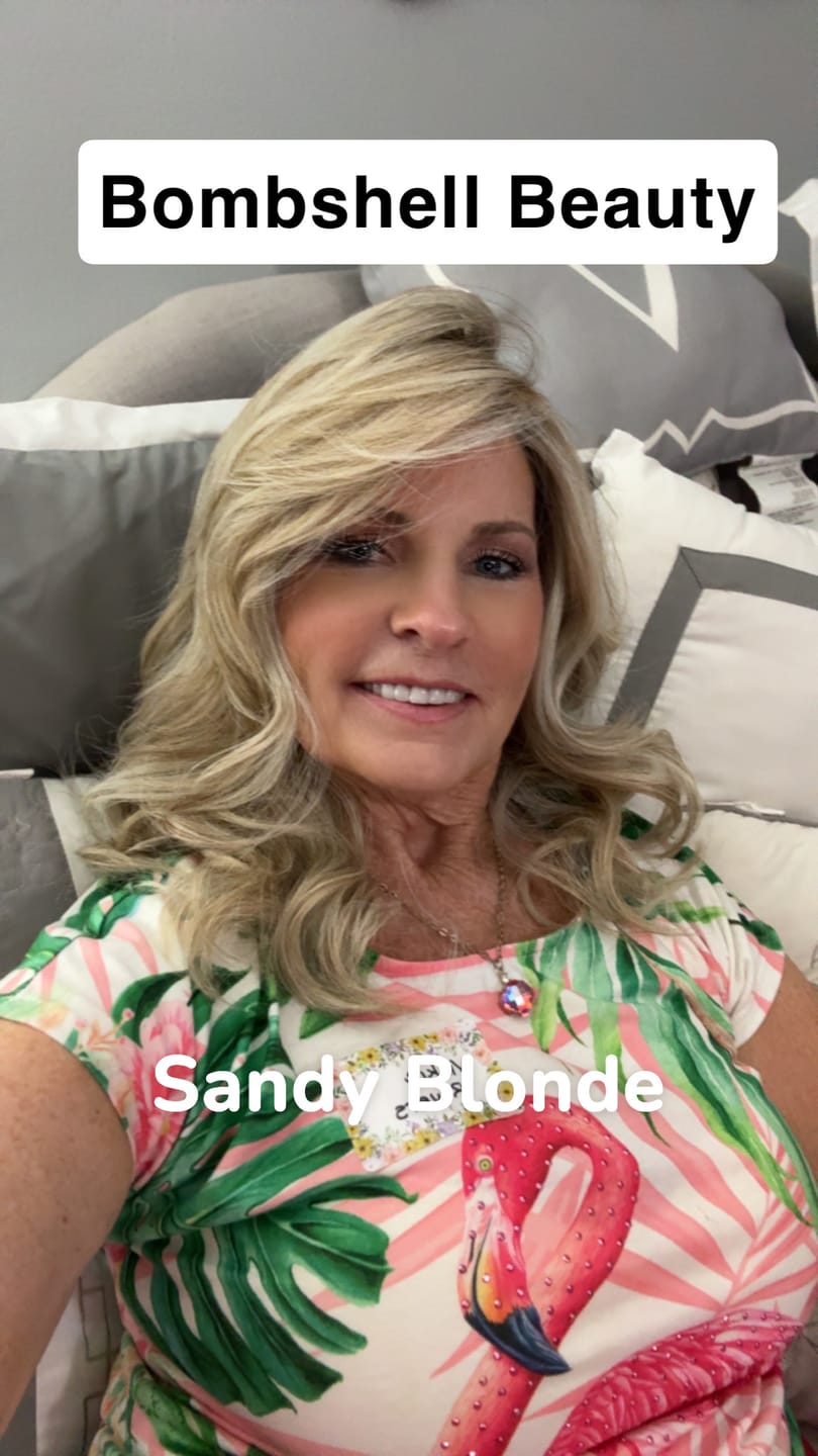 Customer photo review of BOMBSHELL BEAUTY - Sandy Blonde