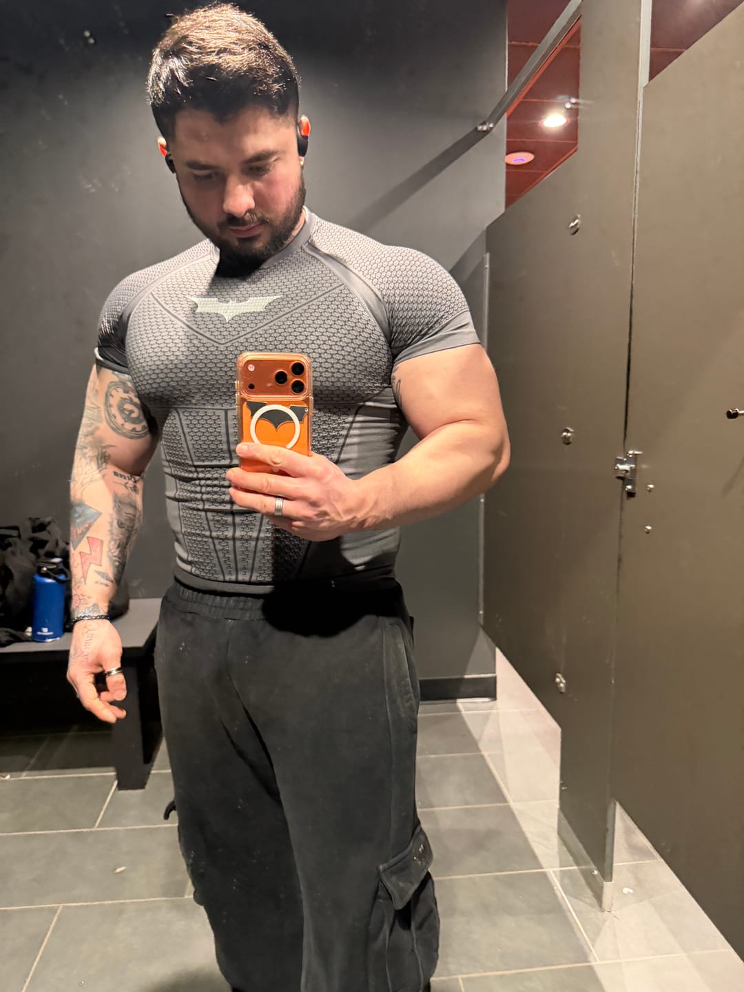 Customer photo review of 2131 - Batman Armored Sweats