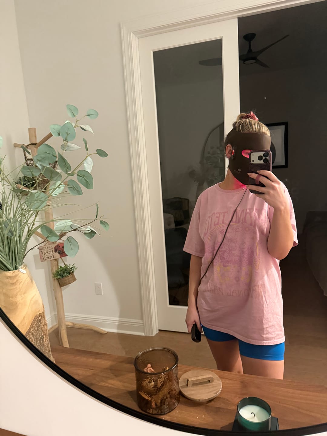 Customer photo review of JOVS 4D Laser Light Therapy Mask