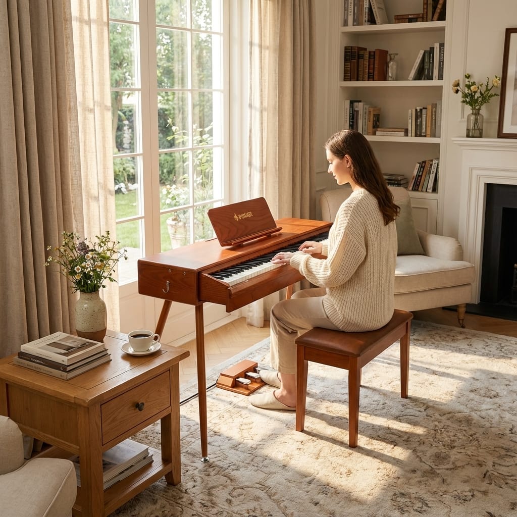 Customer photo review of Donner DDP-80 Pro Rétro esthétique Piano Numérique