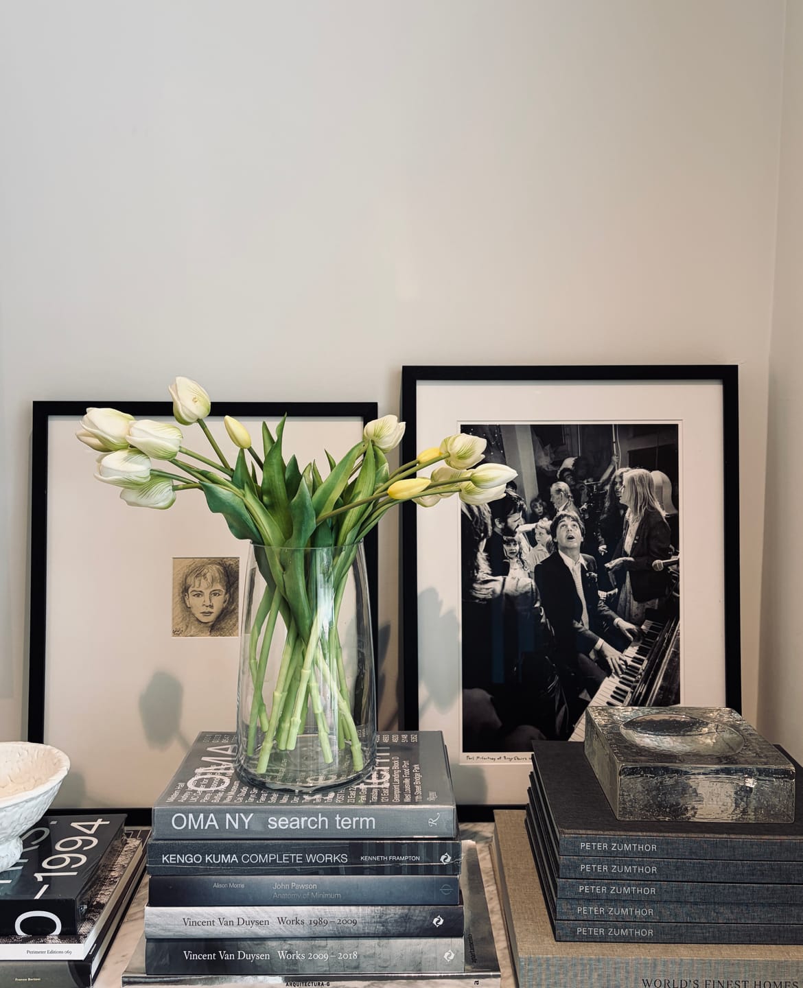 Customer photo review of Tulips - White Long Stem