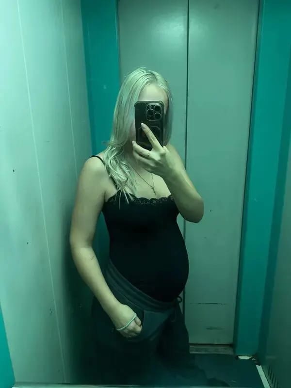 Customer photo review of Carmina Lace Trim Strap Romper