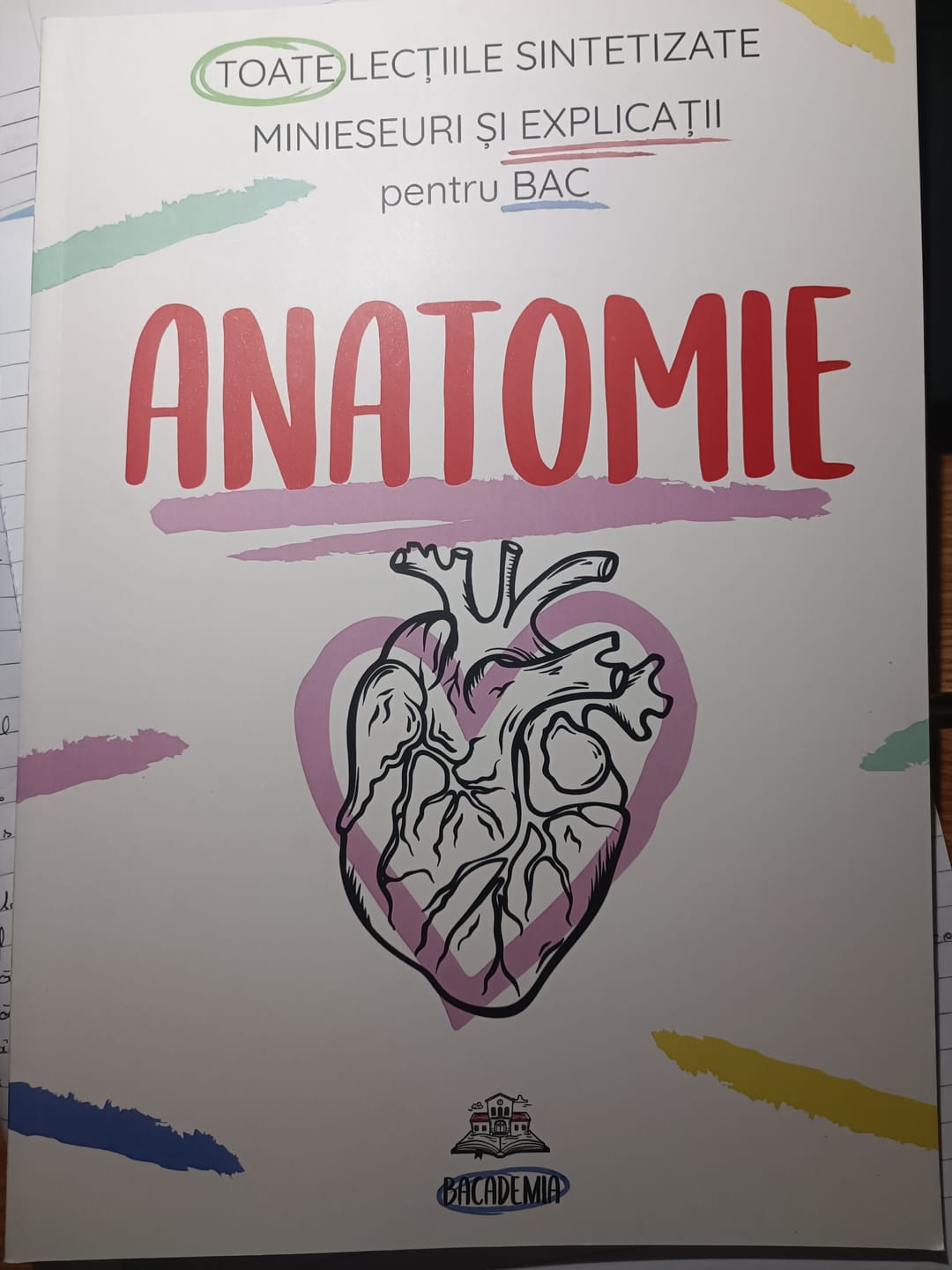 Customer photo review of Carte Anatomie Bacalaureat (Biologie clasele XI-XII) Bacademia